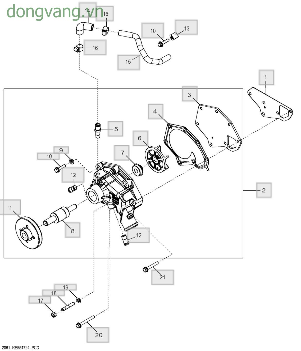 2061 Water Pump - ST757248